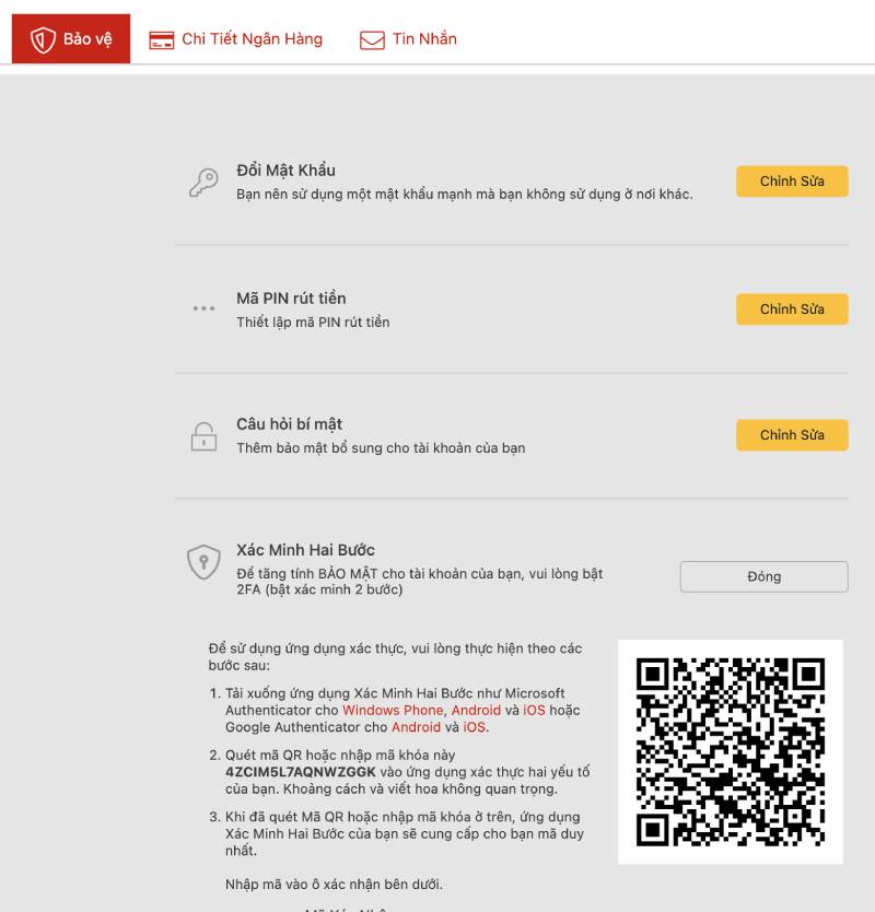 Hướng Dẫn Đăng Nhập VN88 – Truy Cập An Toàn & Xử Lý Lỗi Đăng Nhập 7 Bảo mật tài khoản VN88