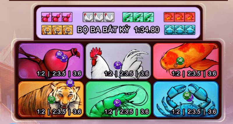 Cách Chơi Bầu Cua Cào VN88 Từ A Đến Z 3 Các hình thức cược trong bầu cua cào VN88