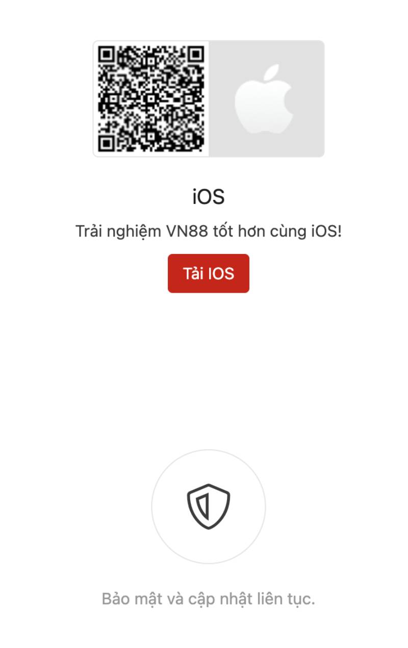 Hướng Dẫn Tải App VN88 & Cài Đặt Cho Android & iOS 4 Cách tải VN88 Mobile cho iOS (iPhone/iPad)